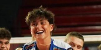 Il talentuoso libero Luca Loreti biancorosso per quattro stagioni.