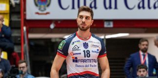 Lo schiacciatore Luigi Randazzo è un giocatore dell’Emma Villas Siena