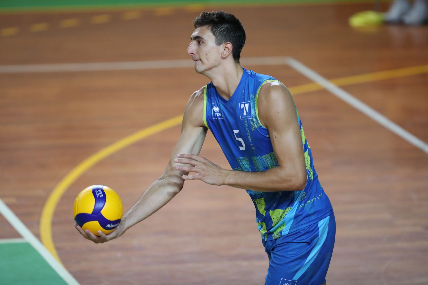 Alessandro Michieletto in battuta