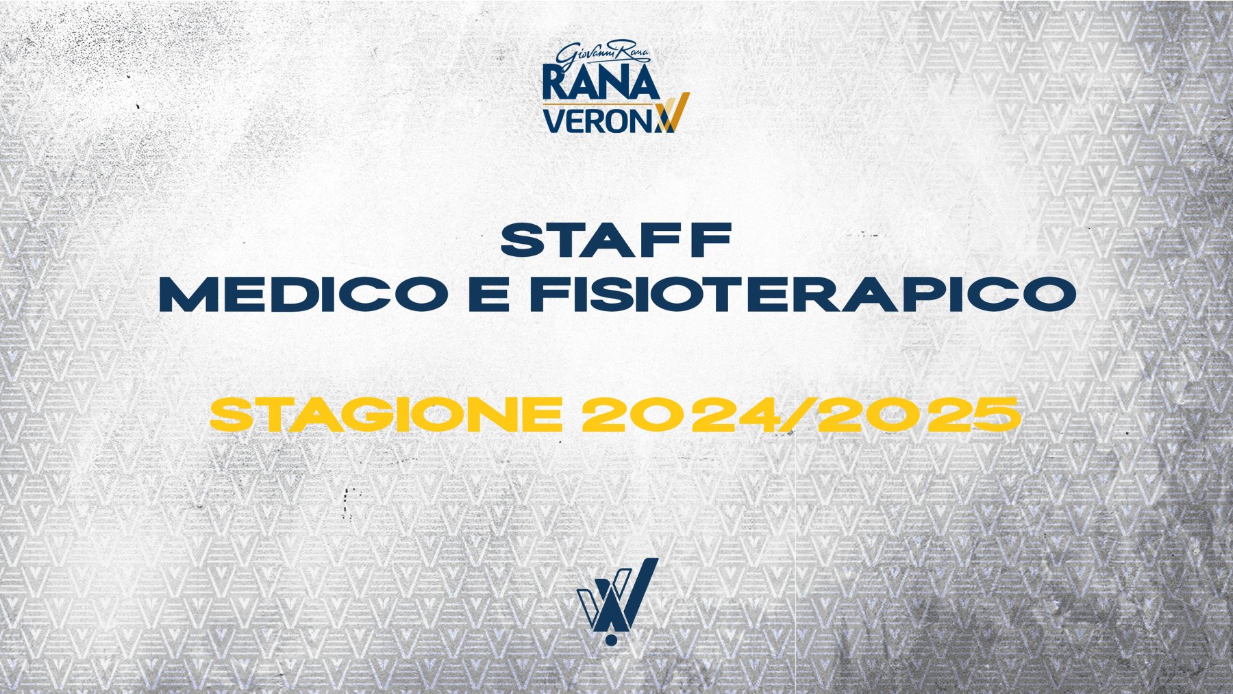 Definito lo staff medico di Rana Verona per la stagione 2024/2025