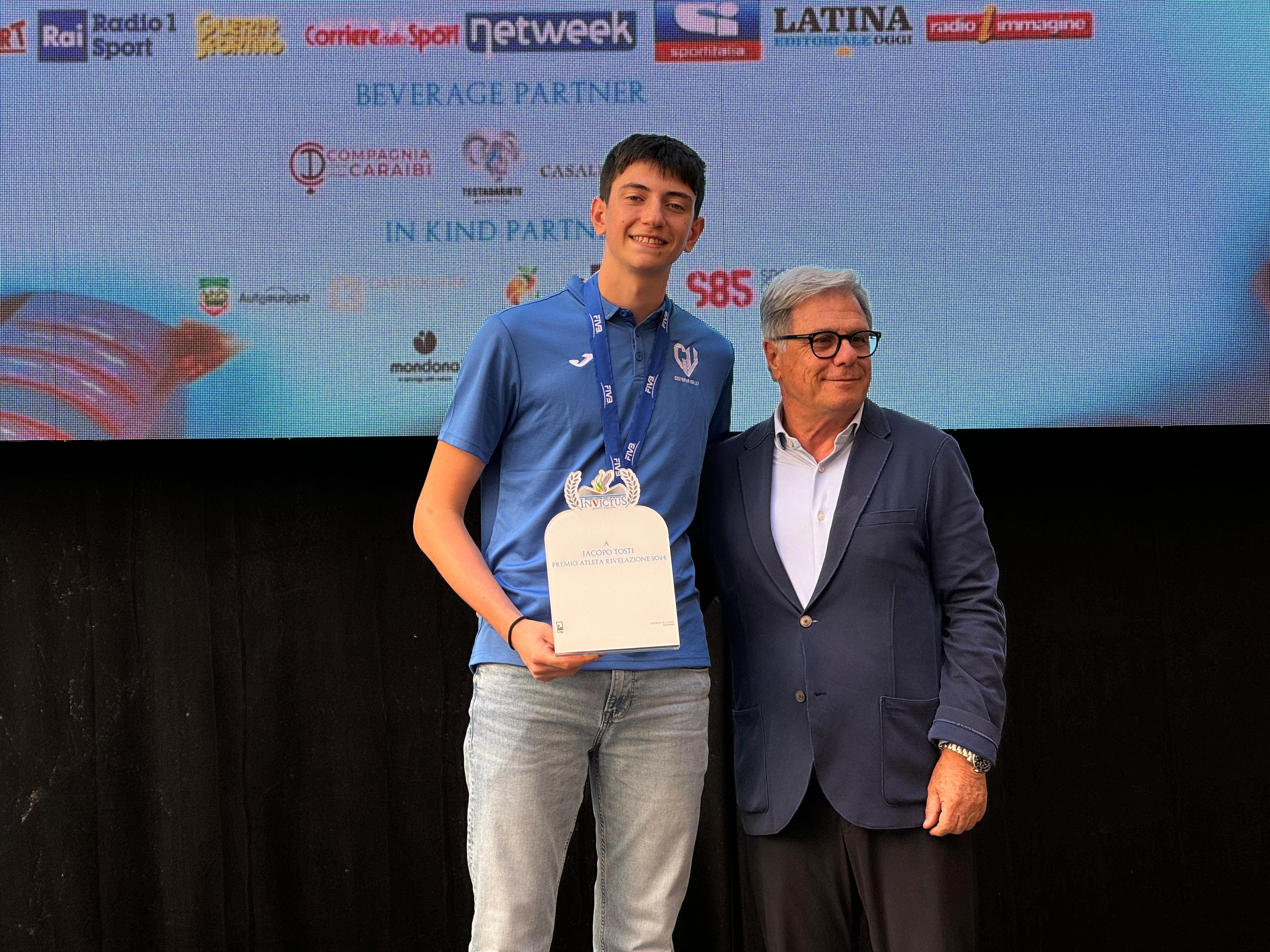 Tosti con il sindaco Mantini