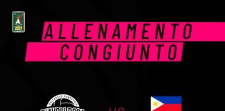 Allenamento congiunto con la nazionale delle Filippine