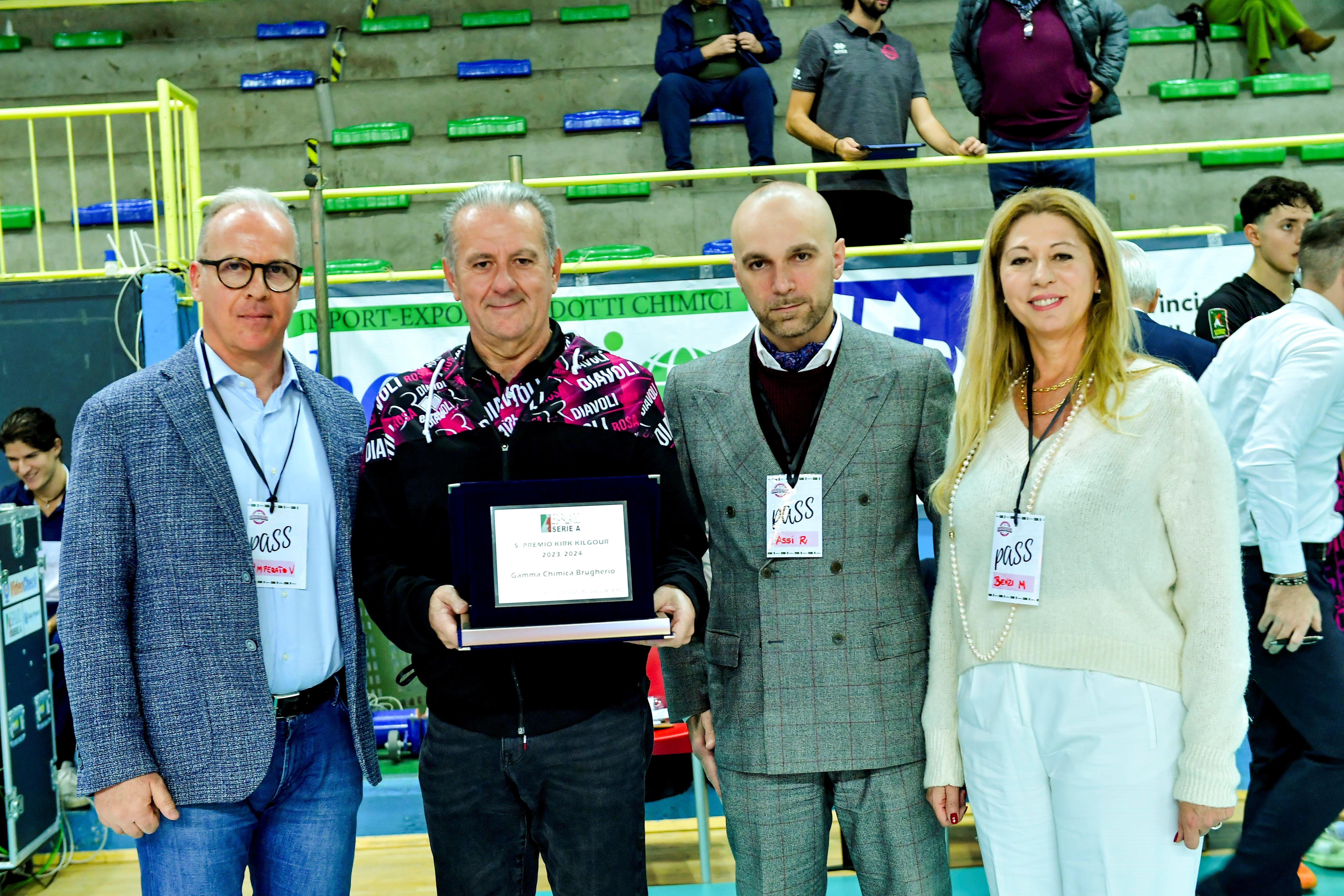La consegna del premio Kirk Kilgour