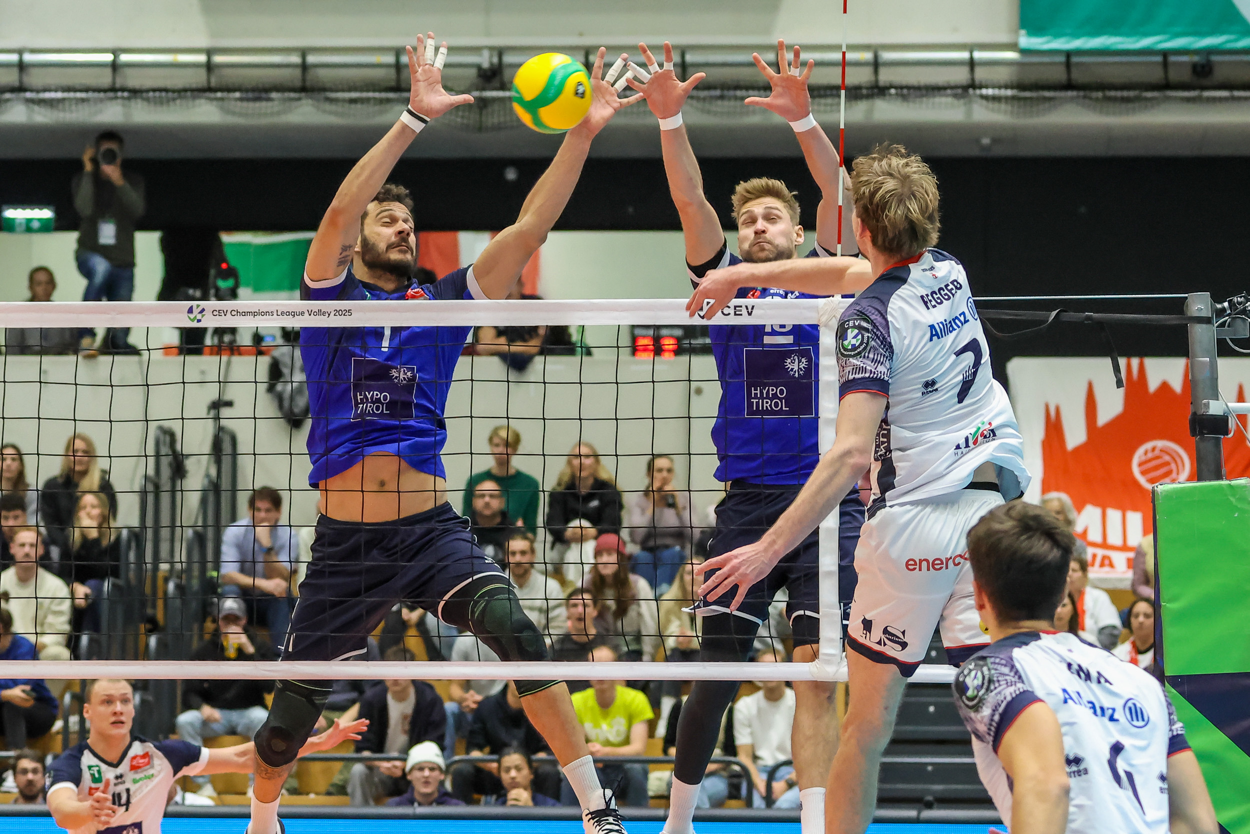 VOLLEYBALL, CEV Champions League Volley, Hypo Tirol Innsbruck vs. Allianz Milano
