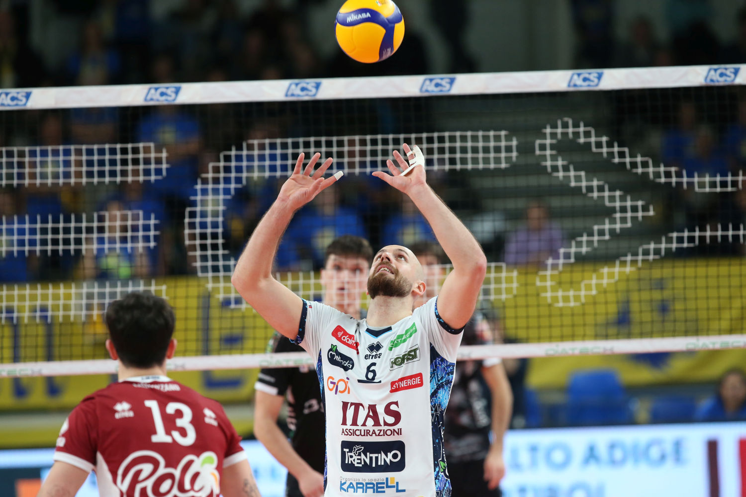 Riccardo Sbertoli al palleggio
