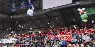 Volano i peluche al PalabancaSport per il Teddy Bear Toss