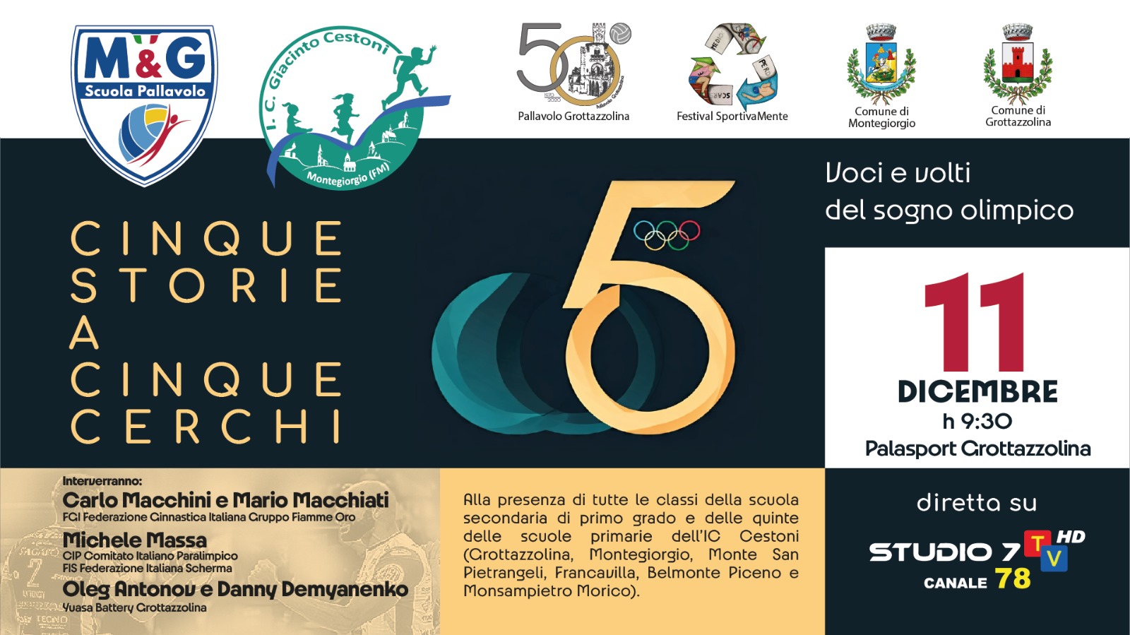 Cinque Storie a Cinque Cerchi