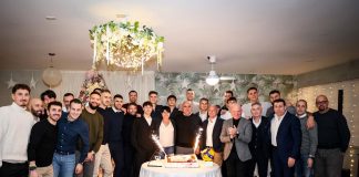 Il Cisterna Volley a Villa Egidio per la cena di Natale