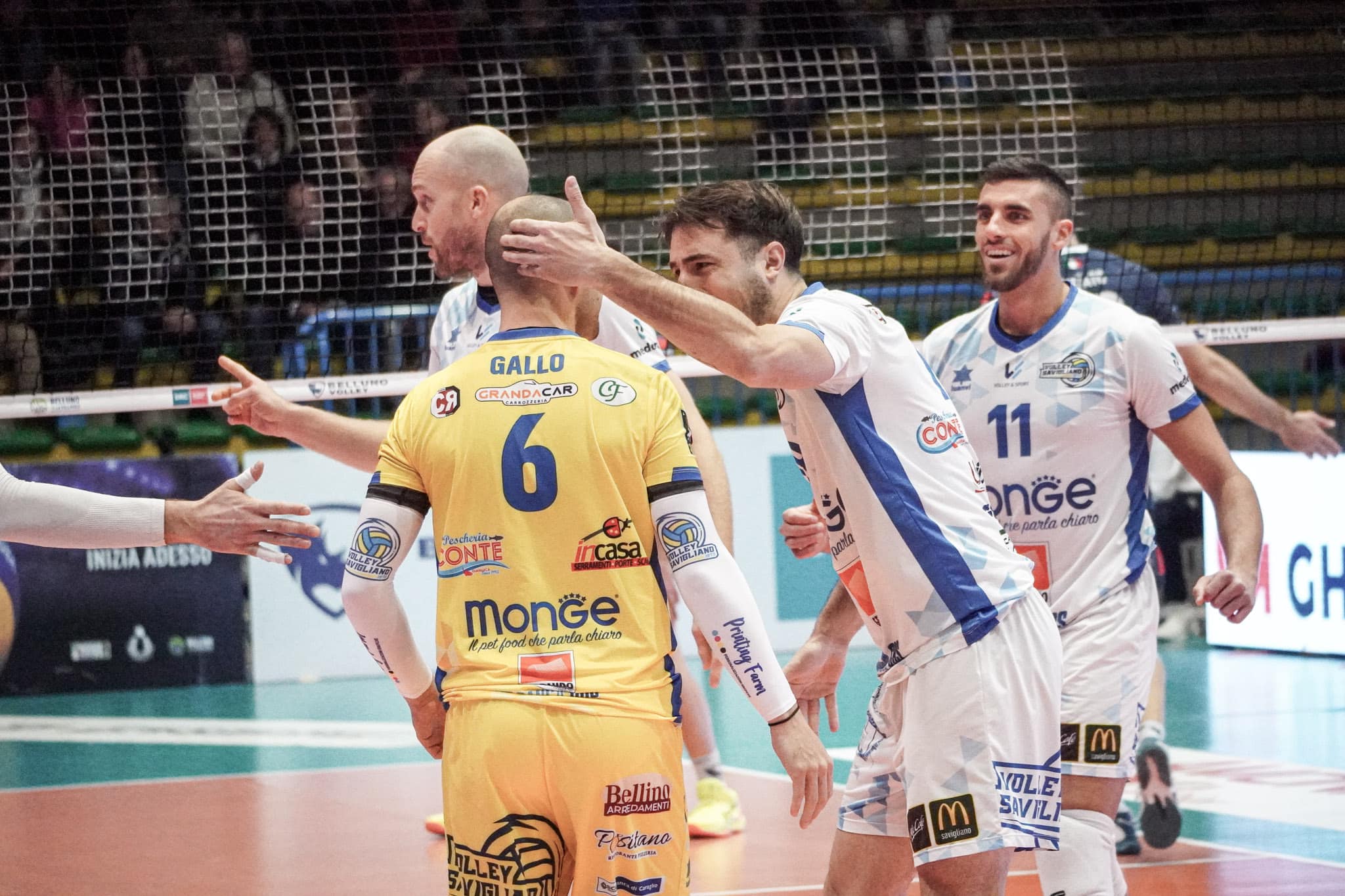 volley savigliano esultanza a belluno