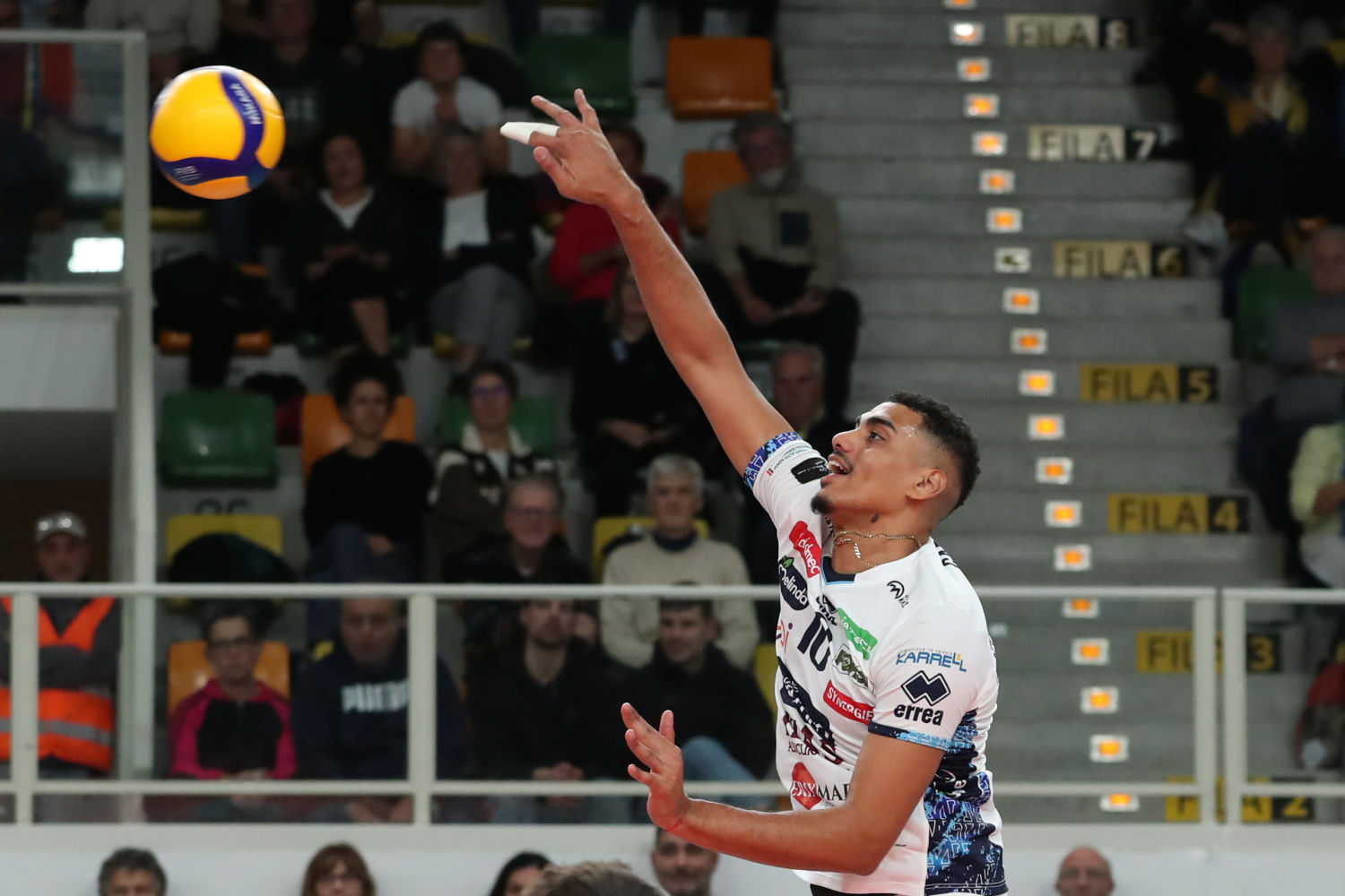 Gabi Garcia in attacco in una precedente partita di 2025 CEV Cup