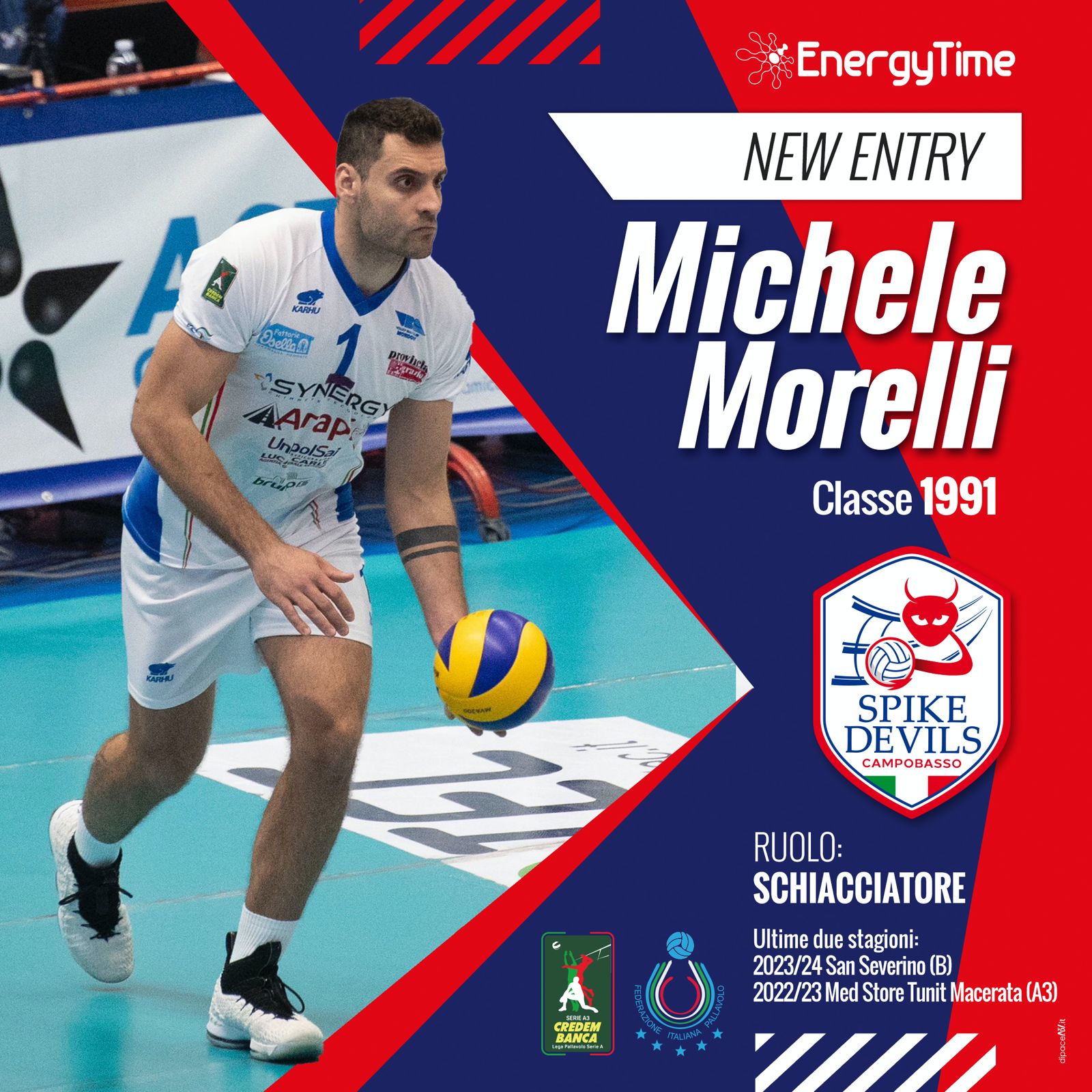 Michele Morelli ultimo innesto