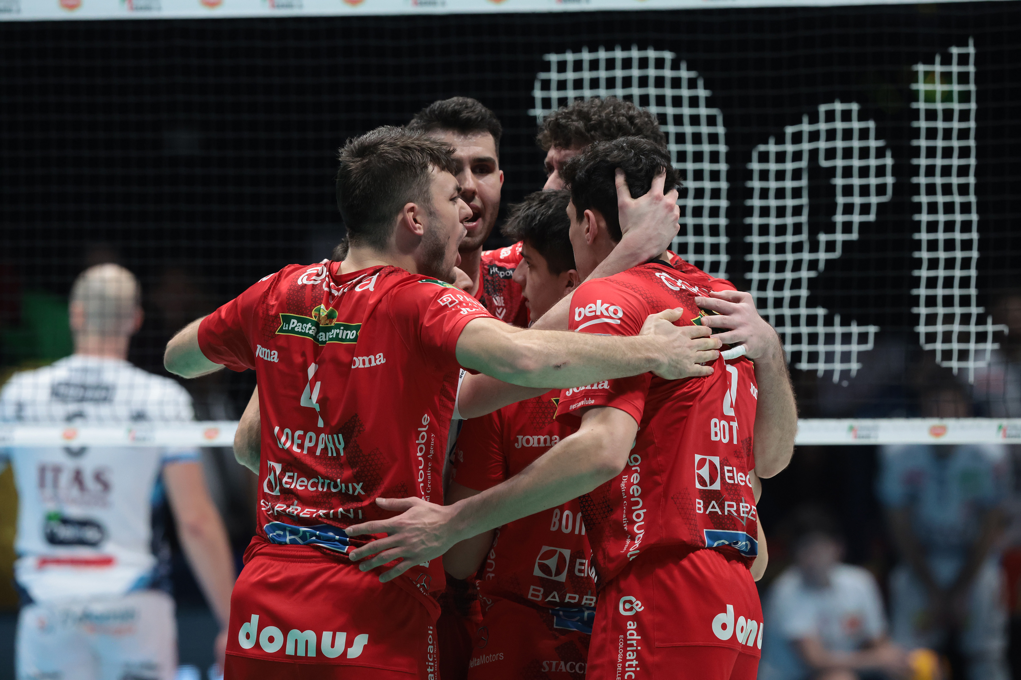 BOLOGNA 25/01/2025. LEGAVOLLEY SEMIFINALE DEL MONTE COPPA ITALIA. Itas Trentino - Cucine Lube Civitanova