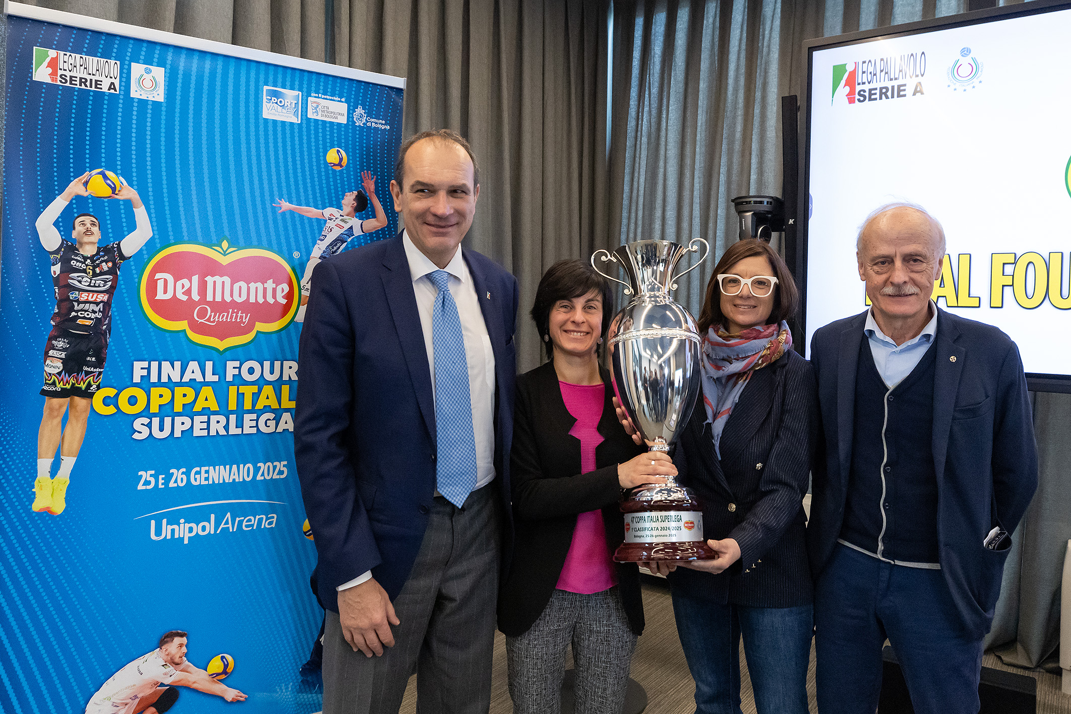 BOLOGNA 17/01/2025. LEGAVOLLEY - PRESENTAZIONE COPPA ITALIA