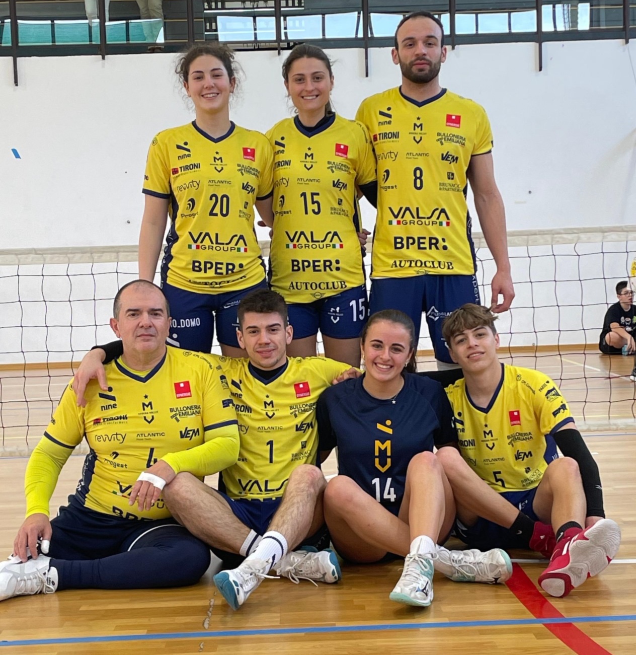 sitting volley