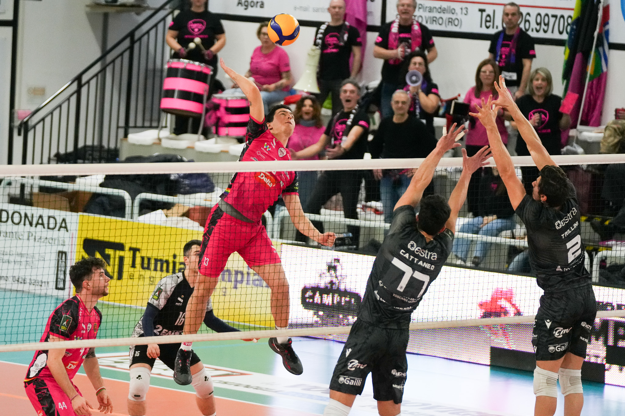 20. Delta Group-Siena 2-3 - Attacco di Andreopoulos