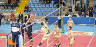 ErmGroup Altotevere in palla (3-0) contro il Cus Cagliari