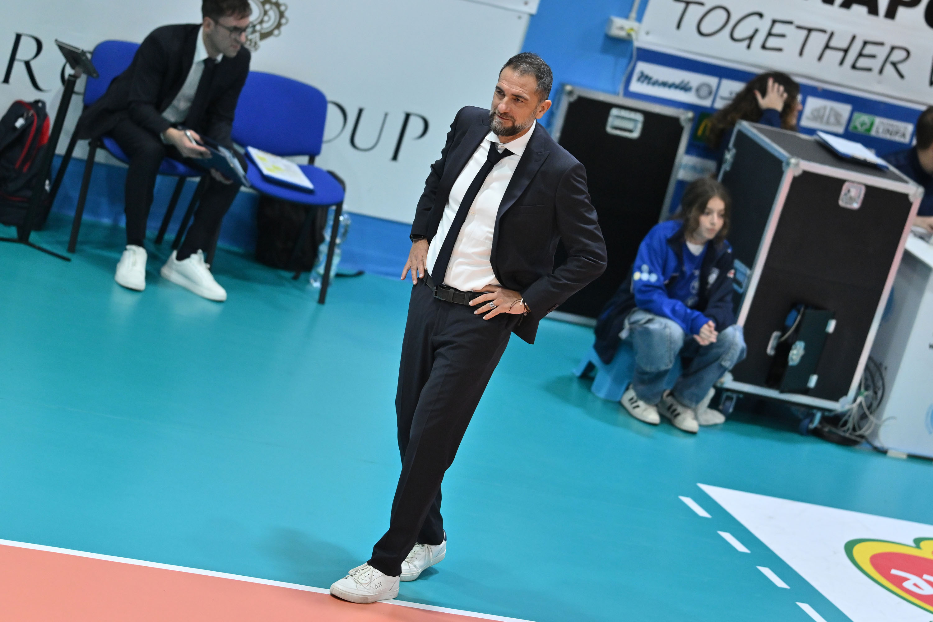 Il tecnico Giuseppe Bua
