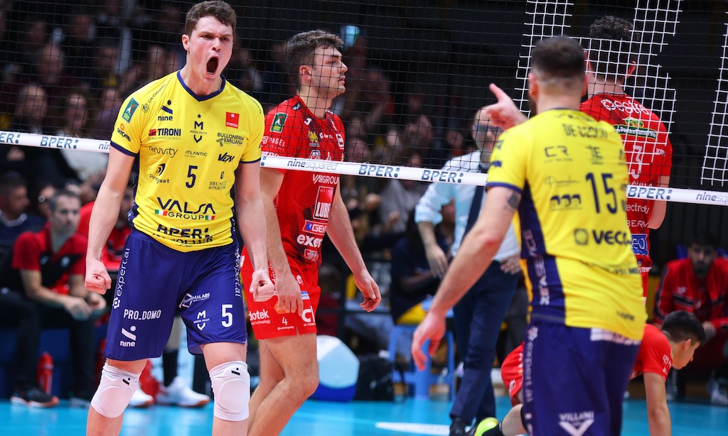 ModenaVolley Lube campionato ritorno 09-02-2025 CREATIVE LINE FOTOGRAFIE CARLO FOSCHI (109)