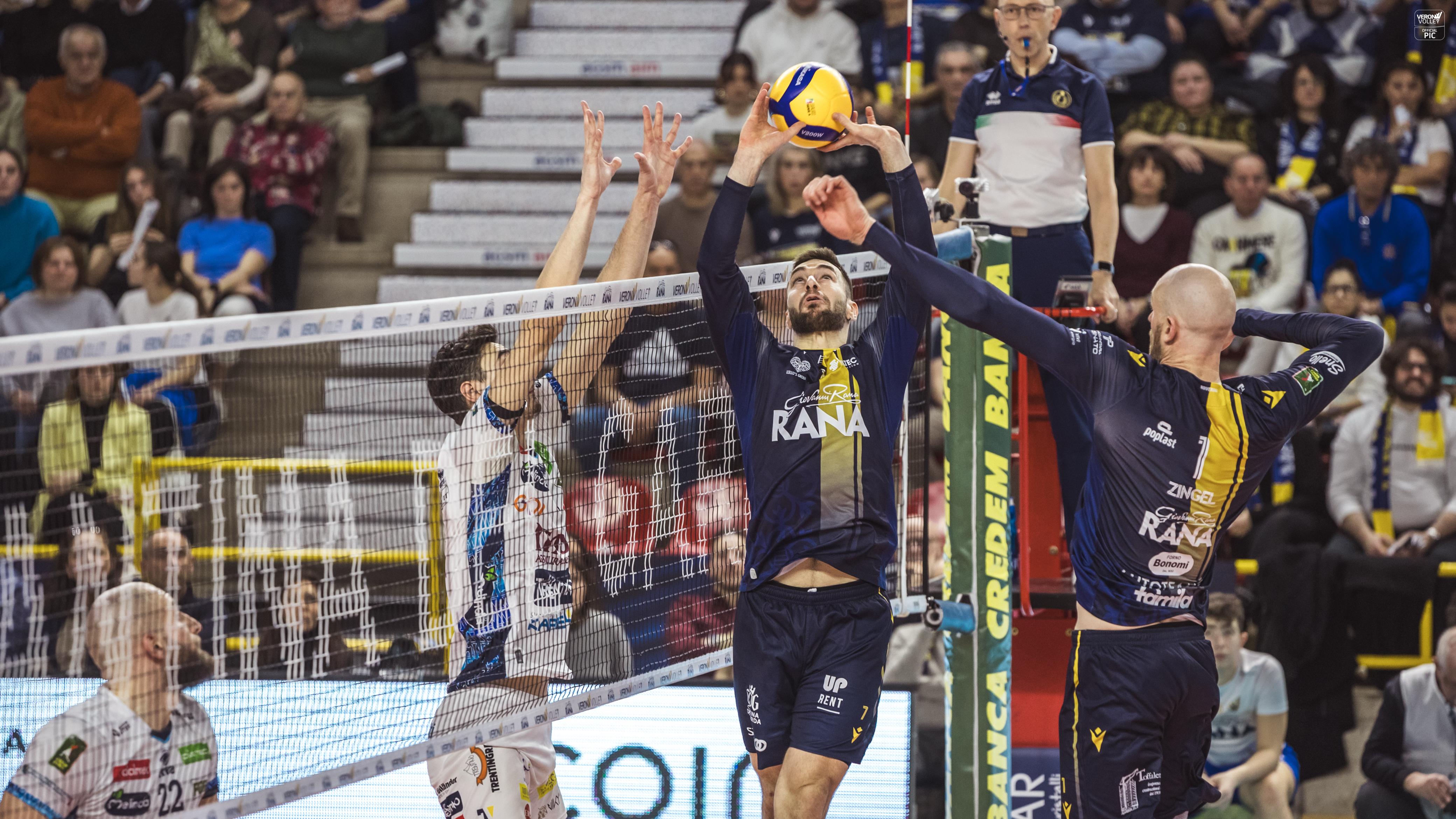 Il derby sorride a Trento: Rana Verona cede in tre set