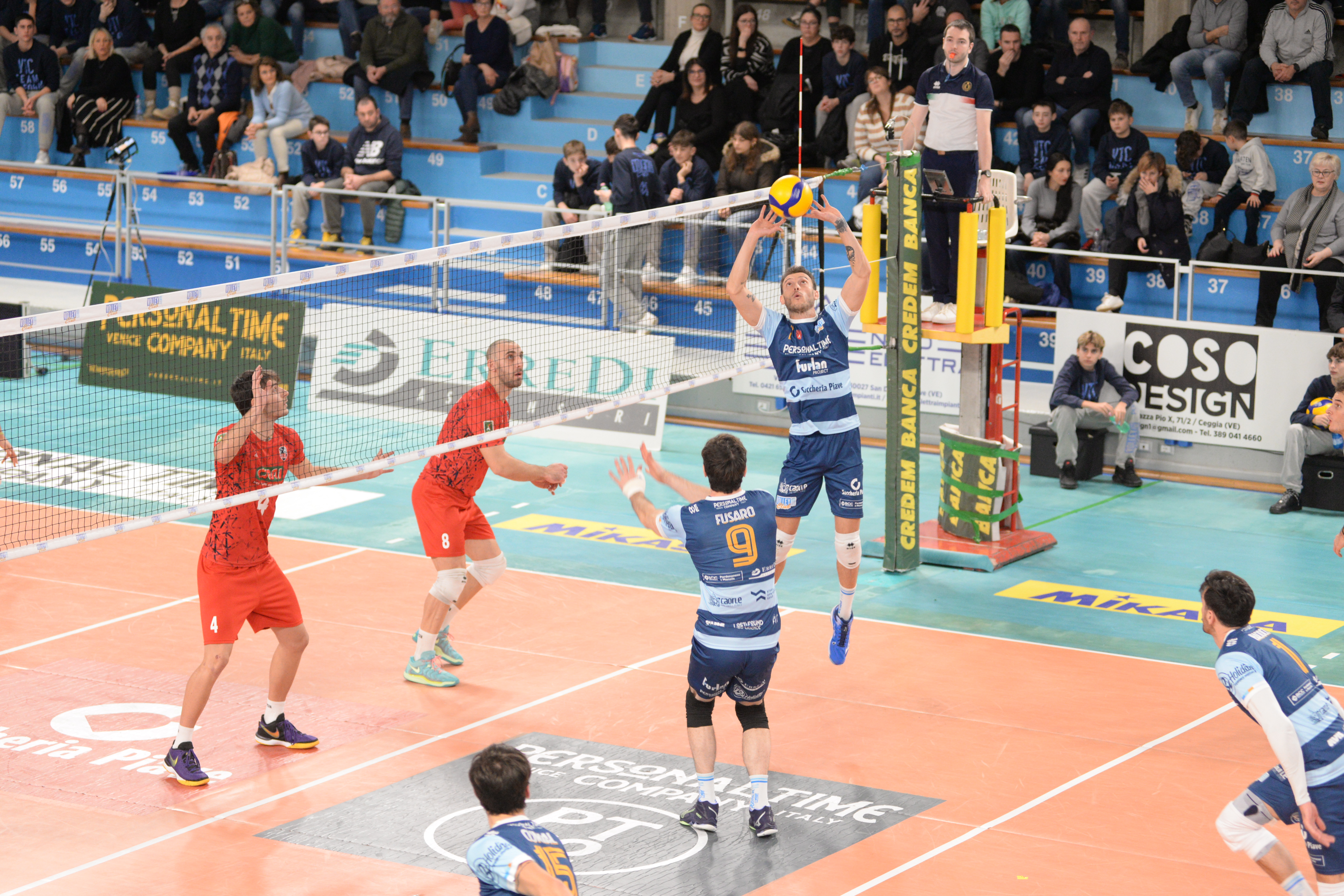 A3, Cagliari_SanDonà_9AR Tra le sfide più interessanti del weekend in Serie A3 Credem Banca quella tra CUS Cagliari e Personal Time San Donà di Piave
