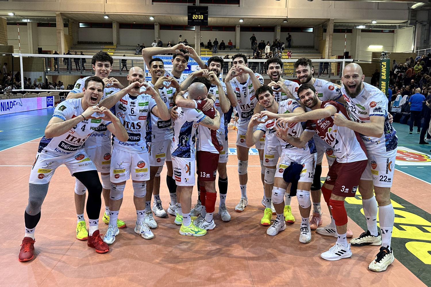 Itas Trentino festeggia la vittoria