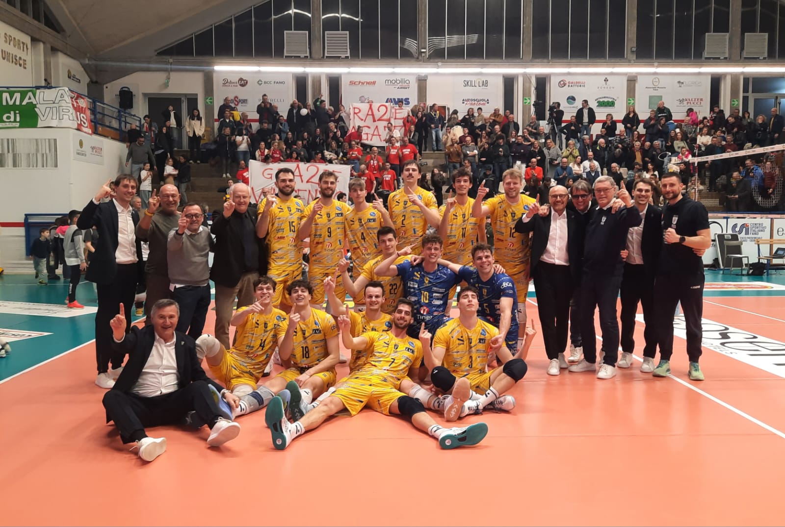 Vittoria a Fano ritorno