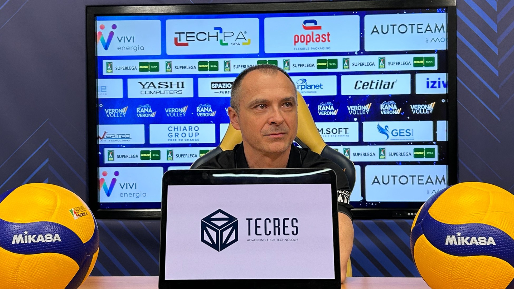 Coach Simoni presenta Rana Verona-Cisterna dei Play Off 5° Posto