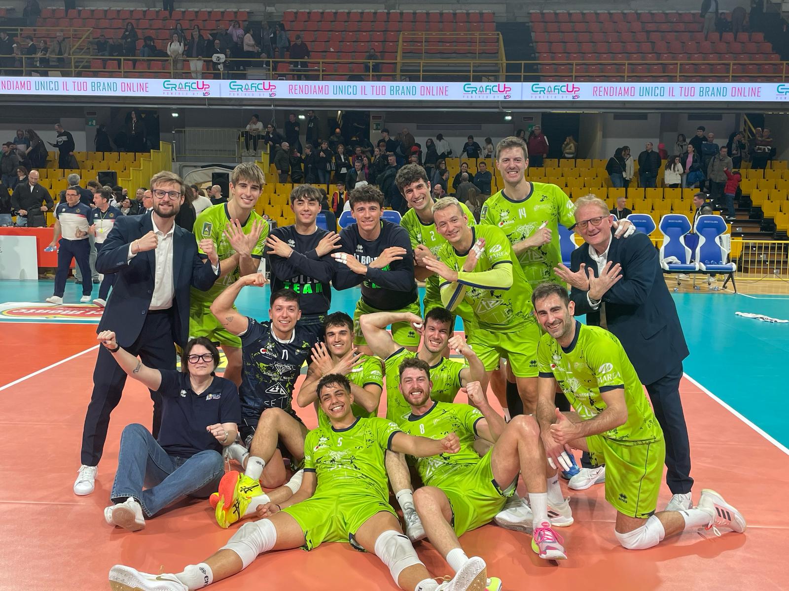 Negrini CTE Acqui Terme 16 04 2025 semifinale gara 3 contro Domotek Reggio Calabria
