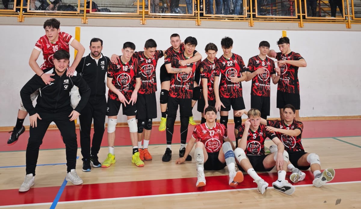 esultanza Cisterna Volley U20