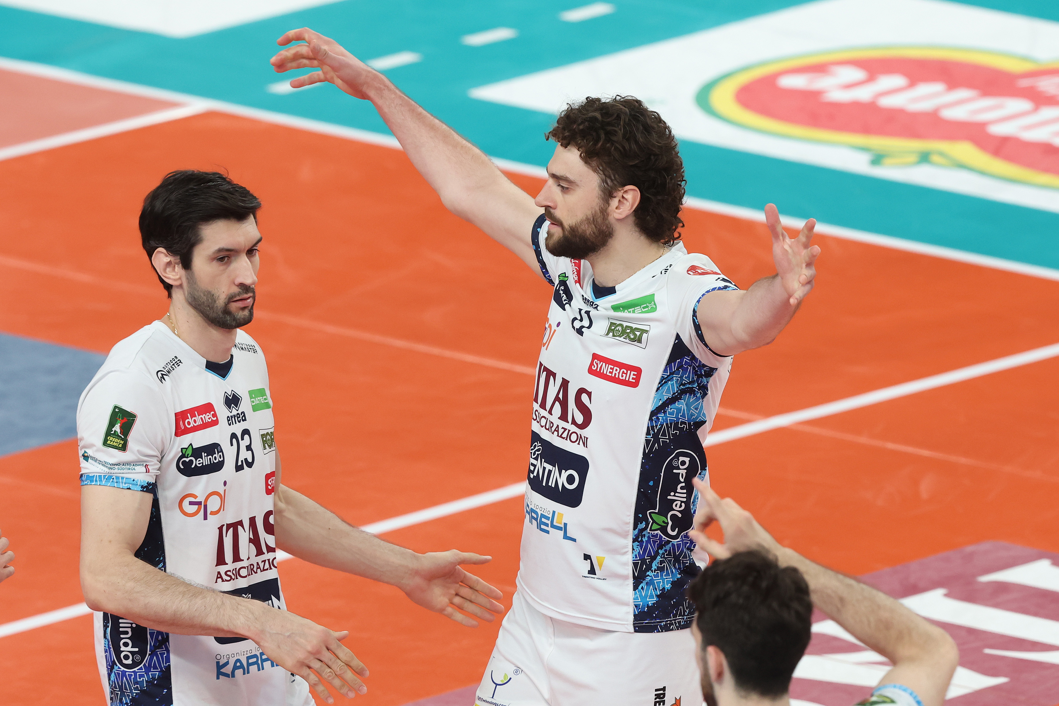 TRENTO 4/05/2025. VOLLEY PALLAVOLO. Finale scudetto superlega CREDEM BANCA. Gara 3, Itas Trentino - Lube Civitanova.