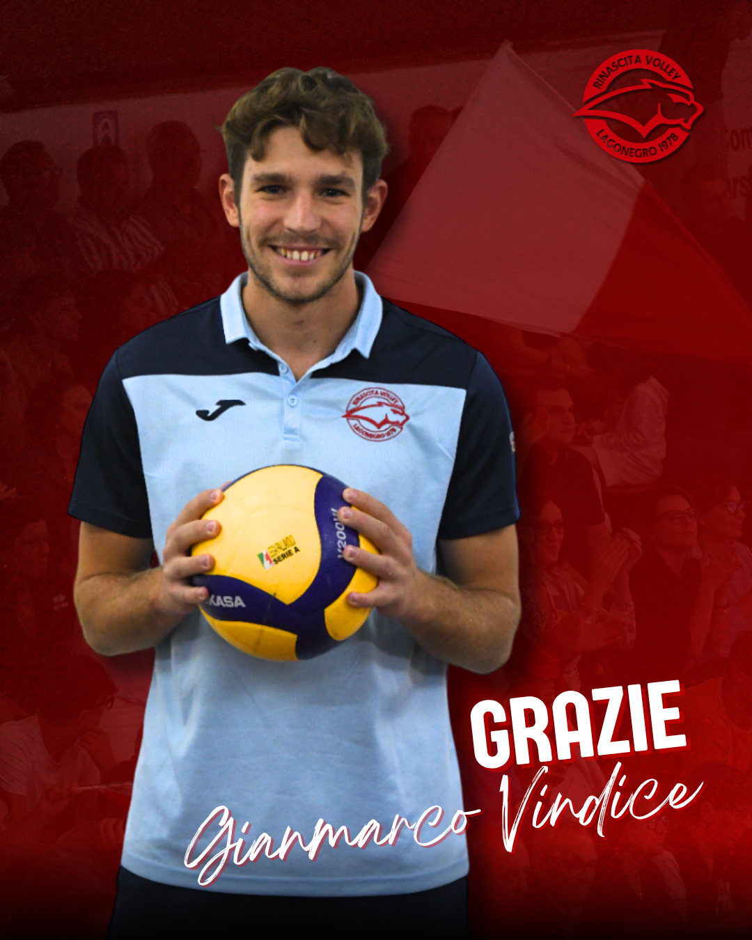 Blue and White Dynamic Soccer MVP Poster