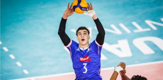 Amir Tizi-Oualou with Modena Volley