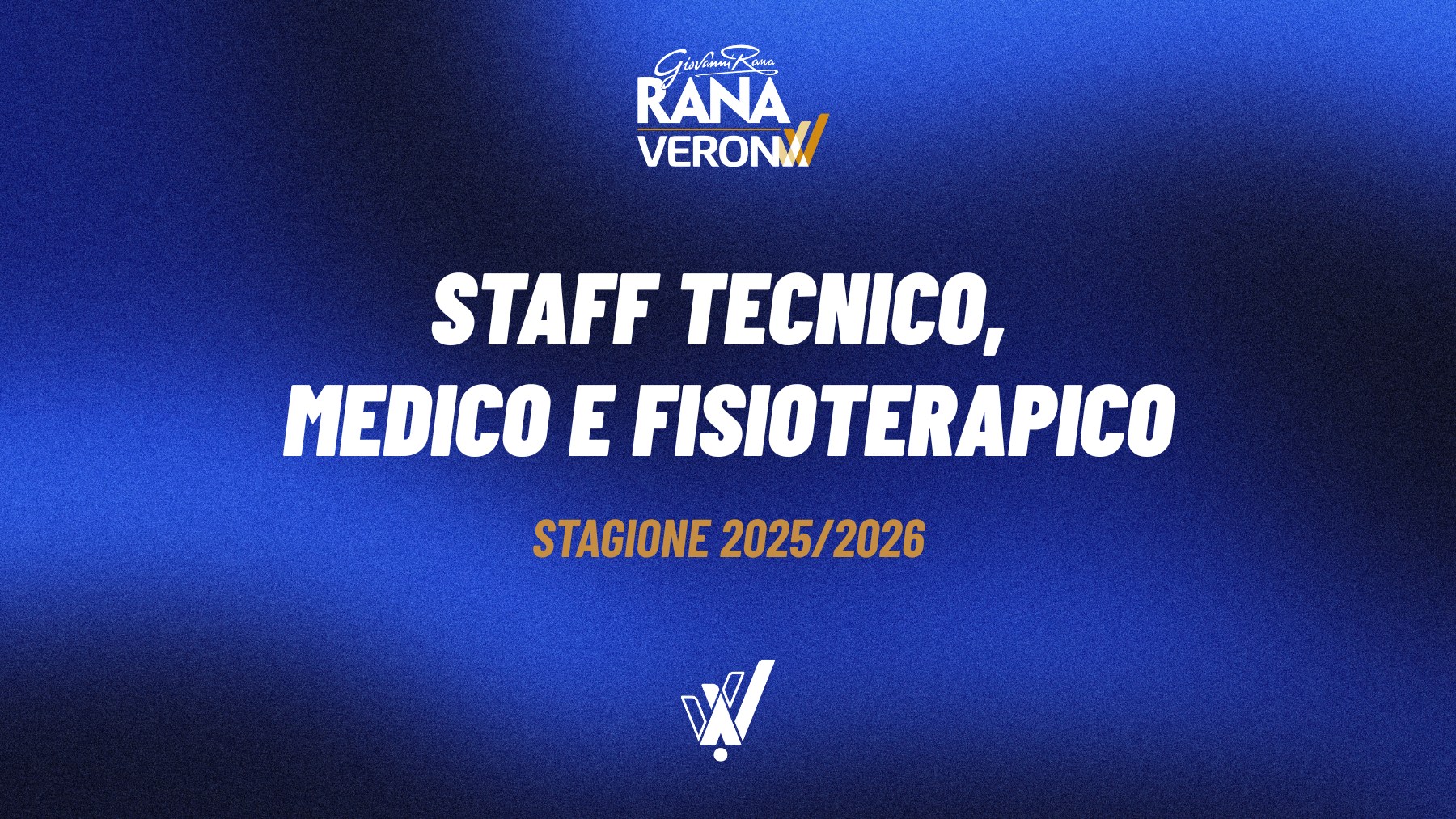 Lo staff al completo di Rana Verona per la stagione 2025/2026