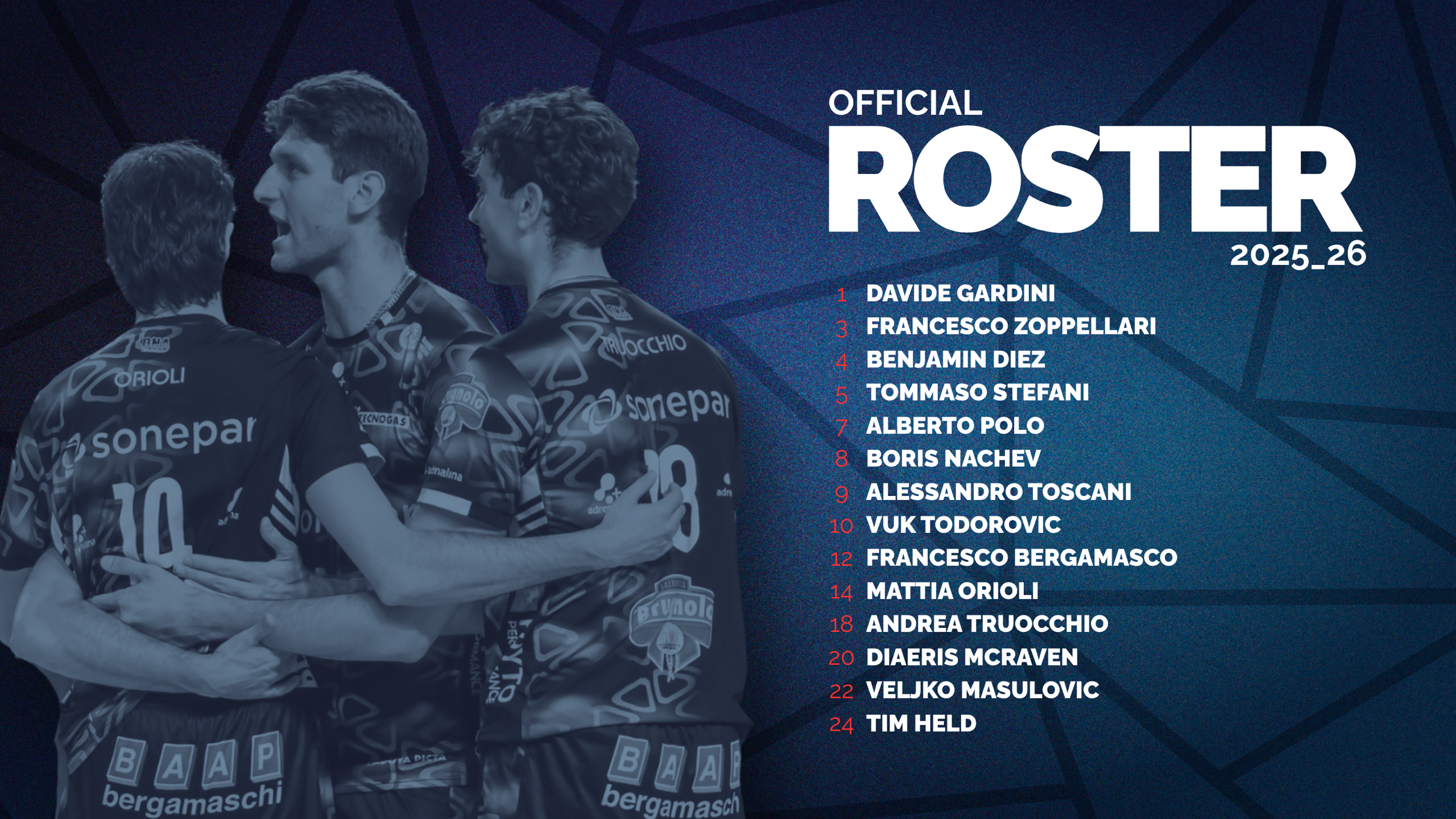 roster Sonepar Padova