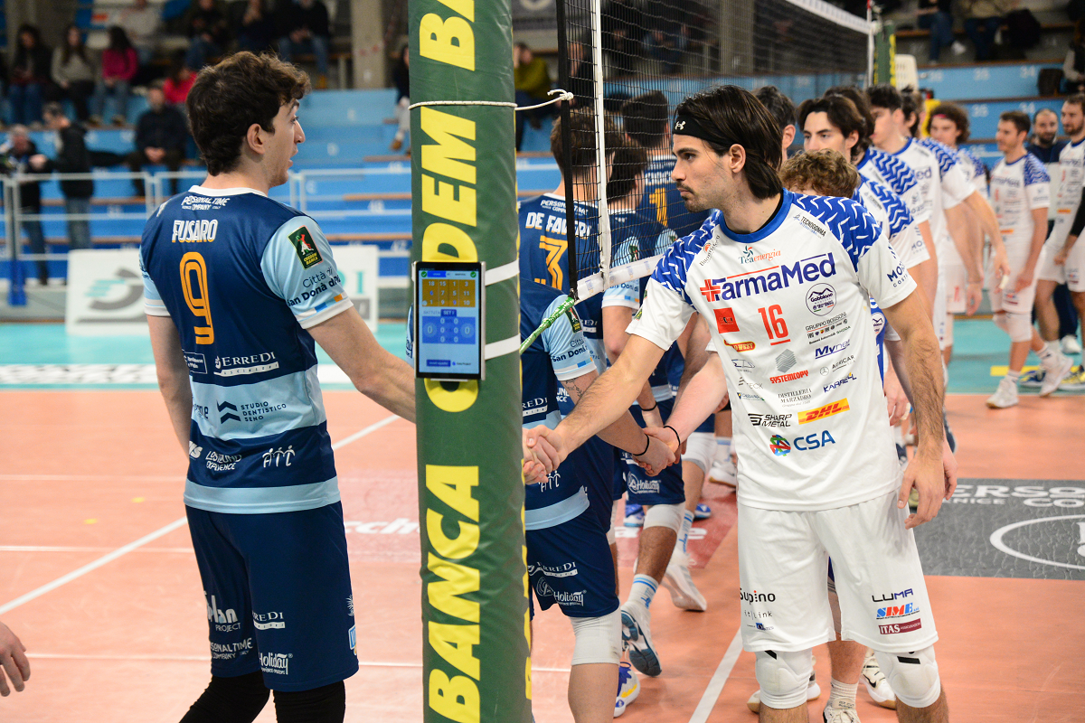 Capitan Edoardo Gola durante un match dello scorso anno