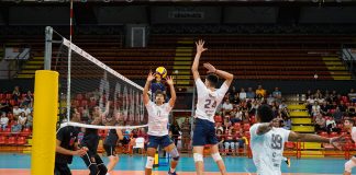 Four sets loss versus Perugia