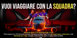 Viaggia con la squadra: l’attesa sta per terminare!!!!