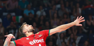 Lo schiacciatore Martin Atanasov alla MINT Vero Volley Monza