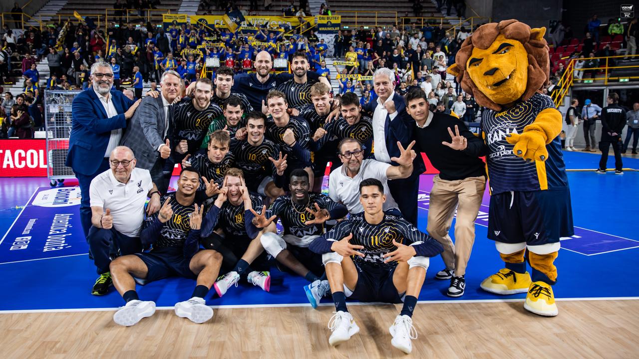 Rana Verona a punteggio pieno: Milano battuta 3 a 0