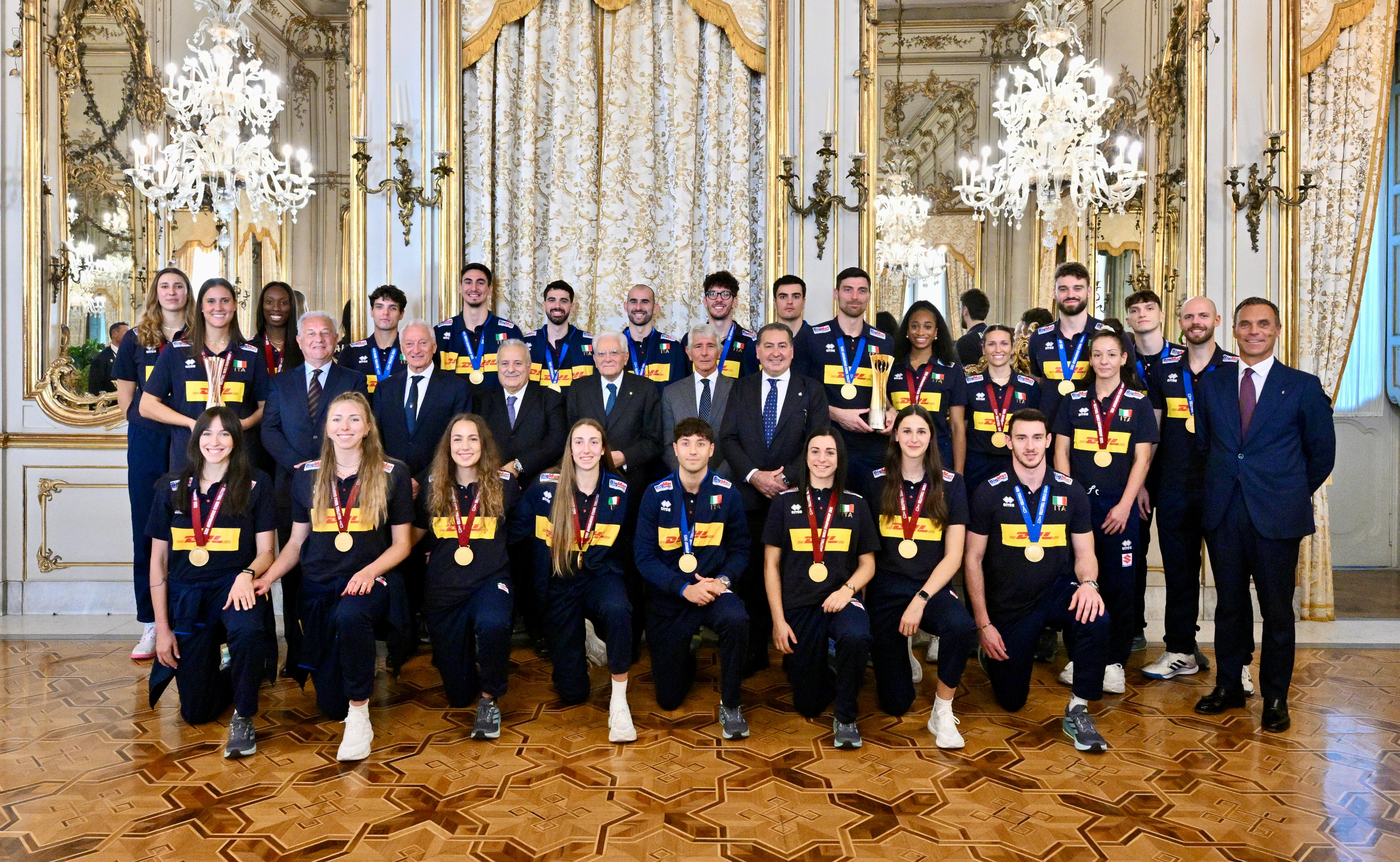 le nazionali al Quirinale