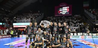 Seconda vittoria piena consecutiva per la Sir, Cisterna battuta 3-0