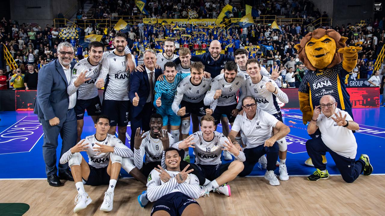 Rana Verona cala il poker di successi: battuto Trento nel derby