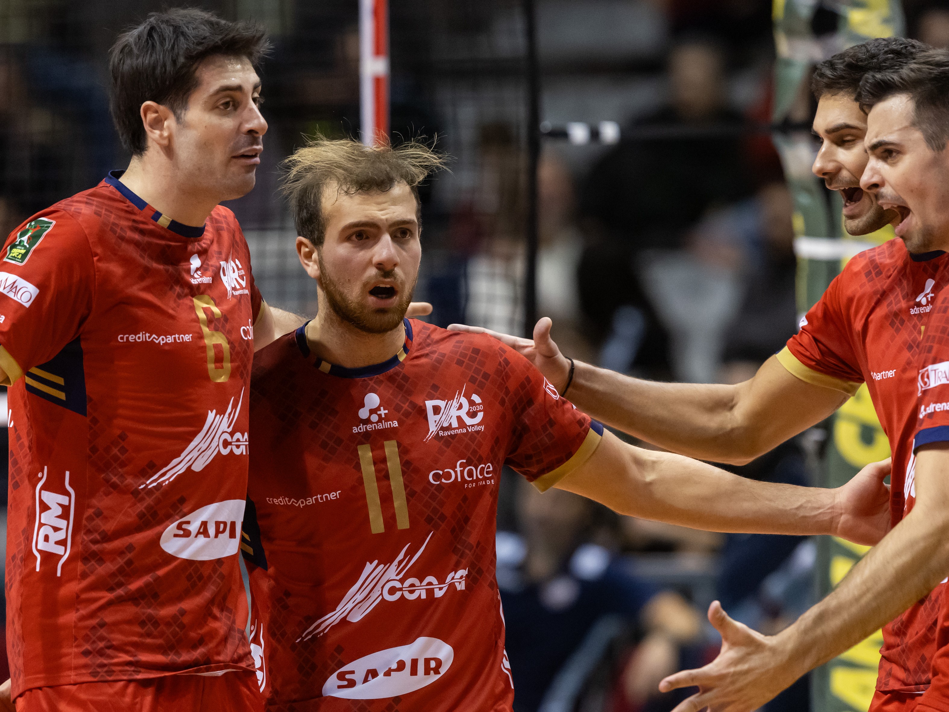 VOLLEY PALLAVOLO. Consar Ravenna - Rinascita Lagonegro 3-1.