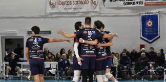 Rossoblù a bocca asciutta a Sorrento:sconfitta in 4 set