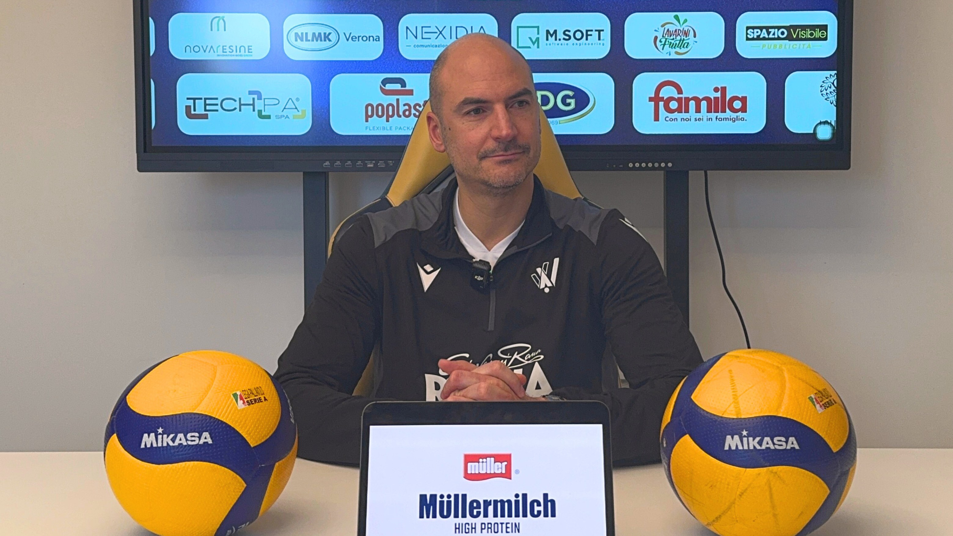 Coach Soli presenta Rana Verona-MA Acqua S. Bernardo