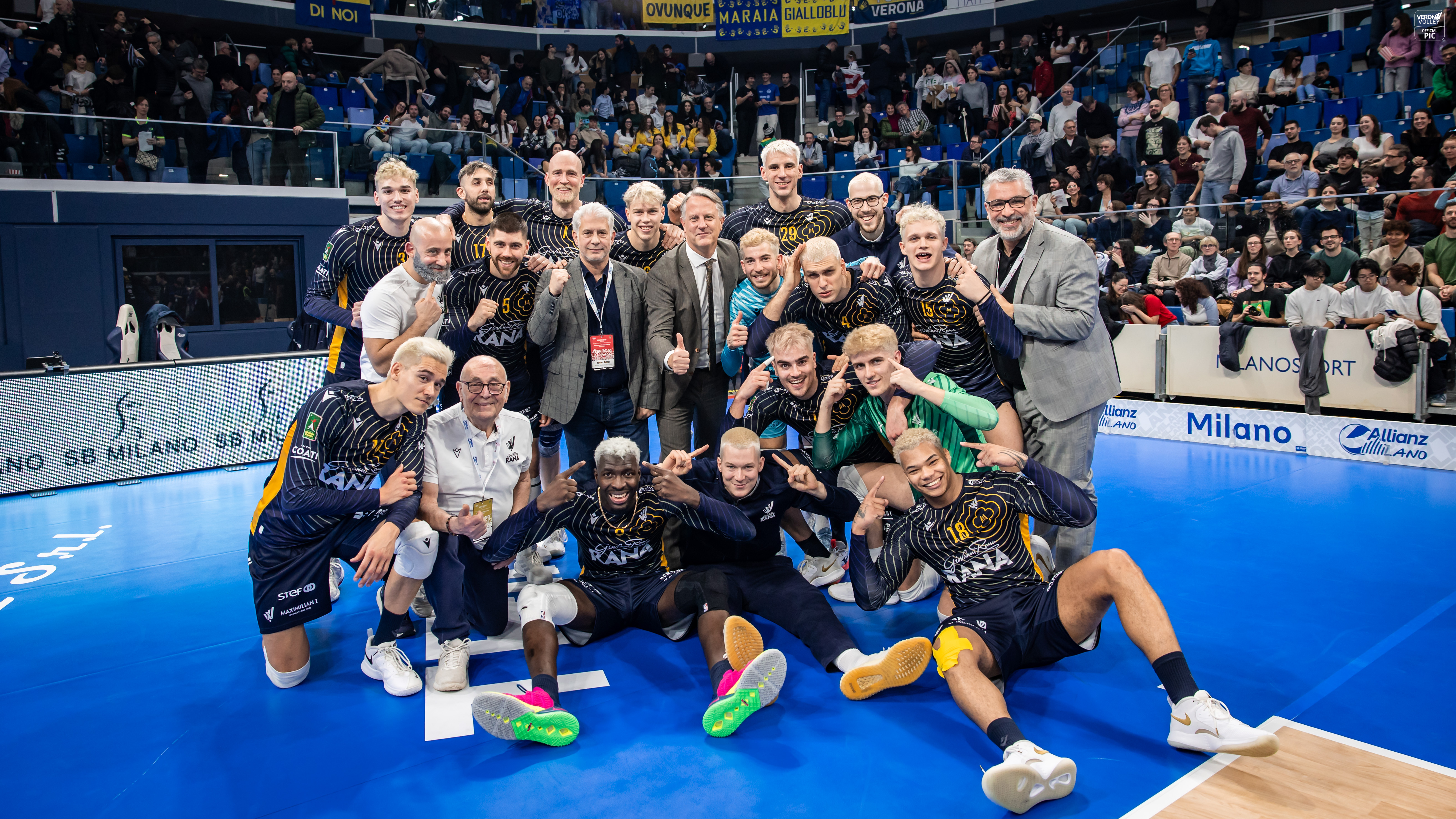 Effetto platino: Rana Verona ottiene tre punti a Milano