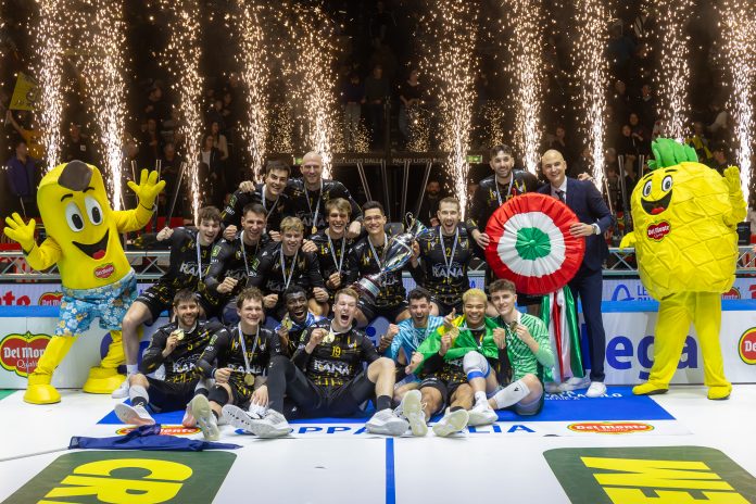 BOLOGNA 8/02/2026. FINALE DEL MONTE SUPERCOPPA LEGAVOLLEY. Rana Verona Itas Trentino.