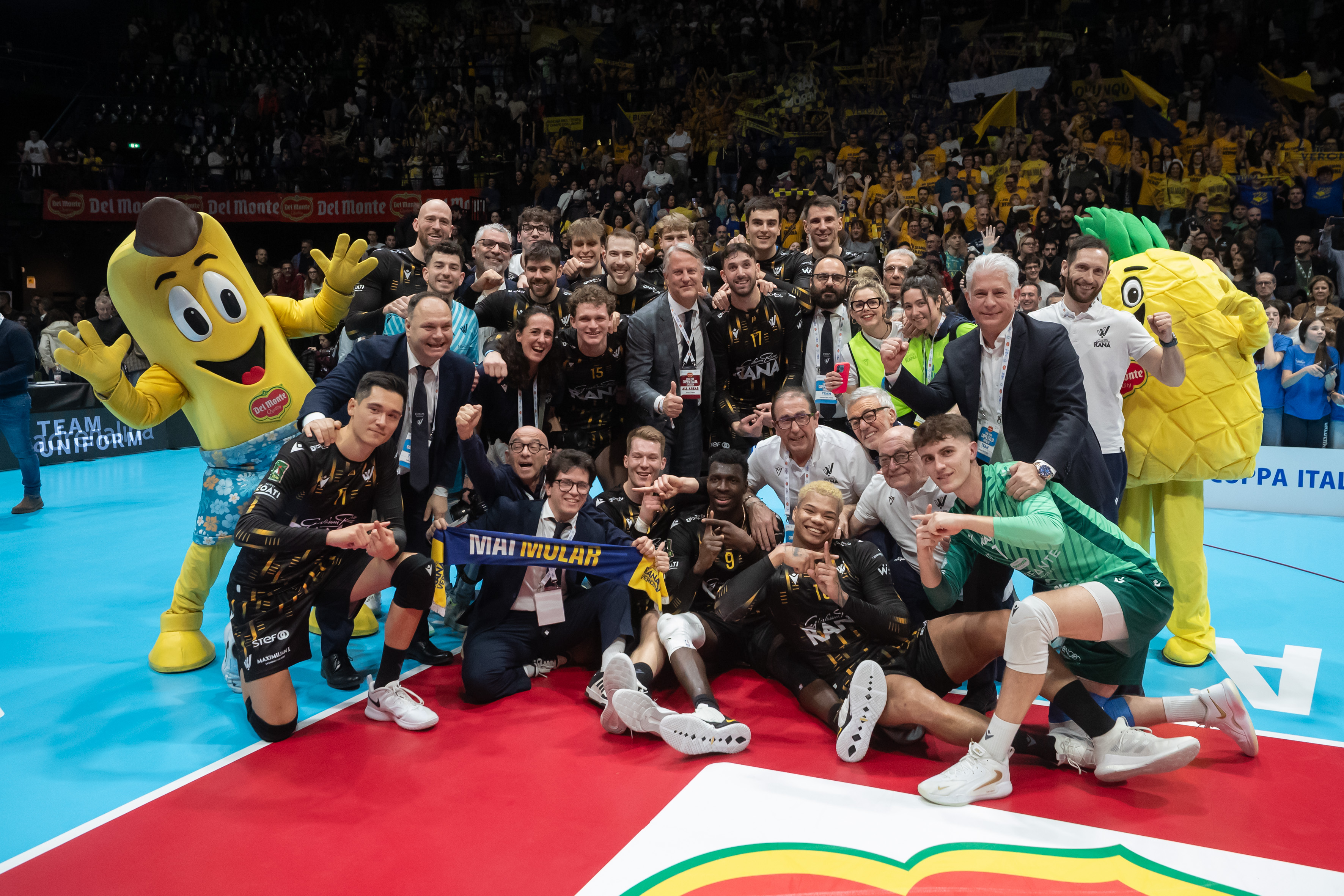 BOLOGNA 7/02/2026. SEMIFINALE DEL MONTE SUPERCOPPA LEGAVOLLEY. Rana Verona - Sir Susa Scai Perugia.