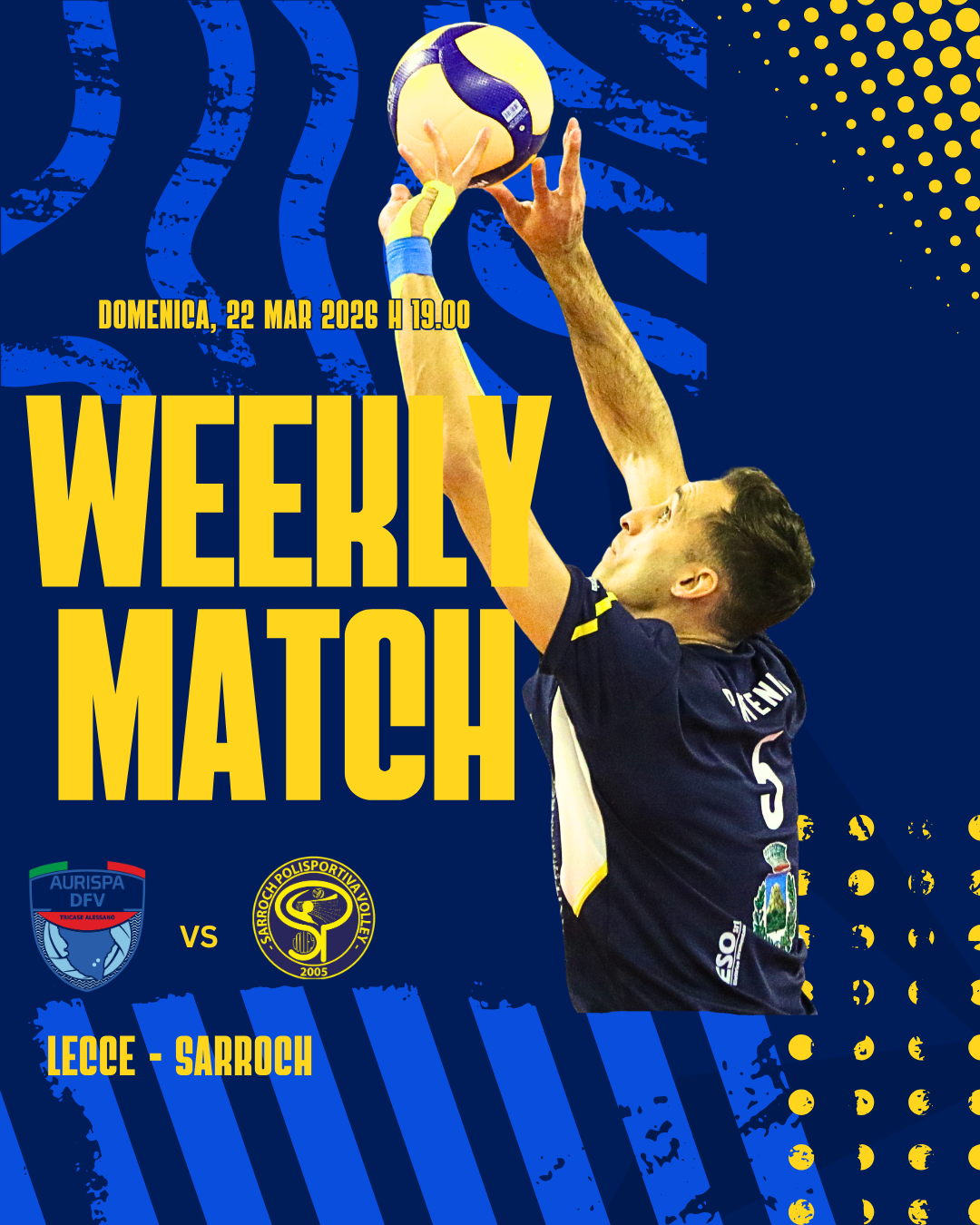 NEXT MATCH PER IL MERCOLEDI