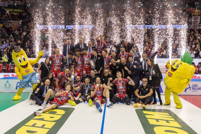TRIESTE 01/03/2026. LEGAVOLLEY FINALE DEL MONTE SUPERCOPPA. Sir Susa Scai Perugia - Rana Verona.